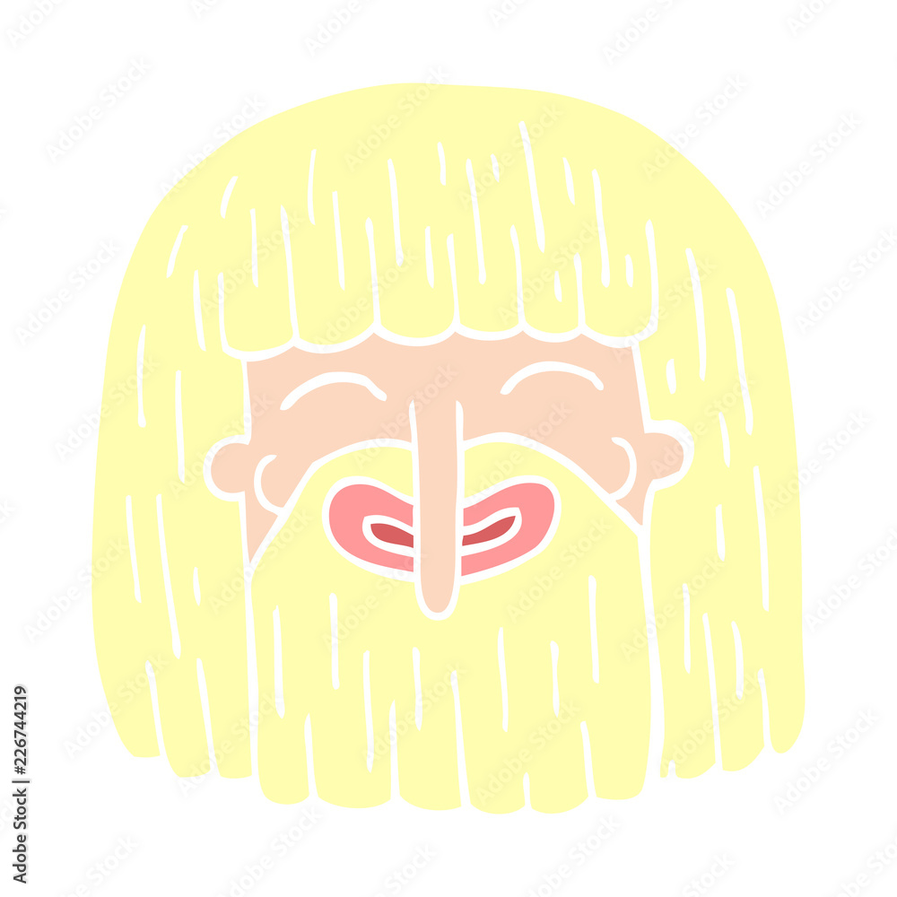 cartoon doodle bearded man cartoon doodle bearded man