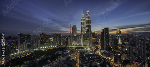 The Panorama of Kuala Lumpur City Skyline © Wahyudhy