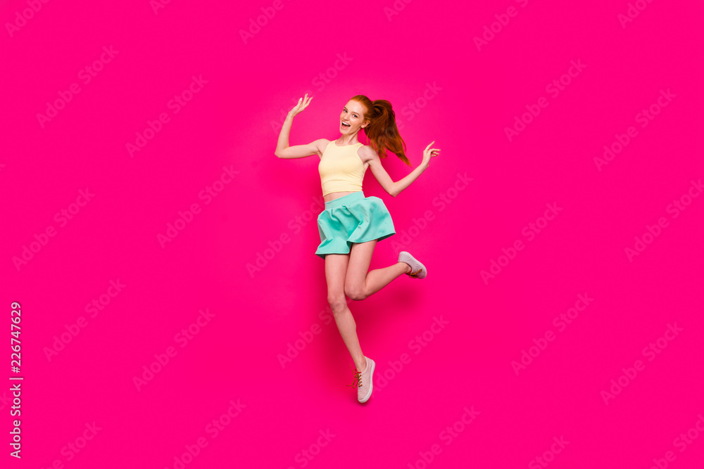 Full body length size of attractive charming crazy positive nice Full body length size of attractive charming crazy positive nice