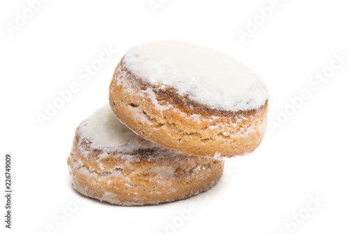 spanish cookies isolated photo