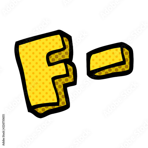 cartoon doodle letter grades