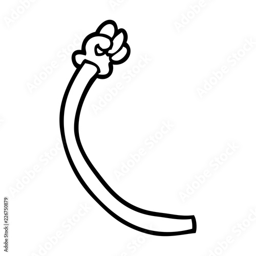 line drawing cartoon retro hand gestures