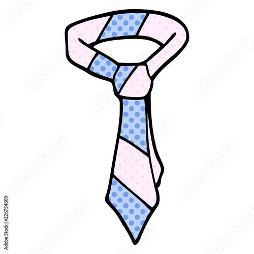 cartoon doodle of a tie