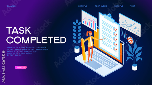 Task competed Web Banner