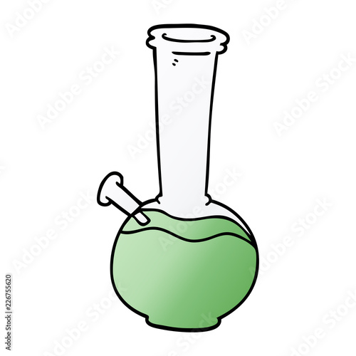 cartoon doodle bong