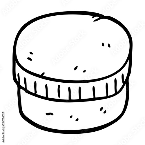line drawing cartoon moisturizer jar