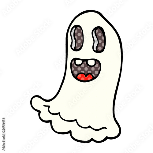 cartoon doodle spooky ghost