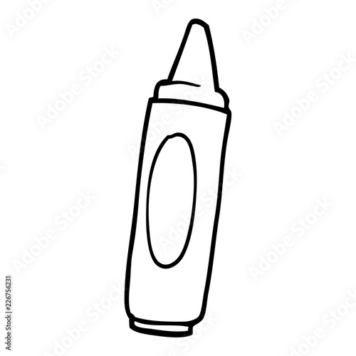 line drawing cartoon coloring crayon