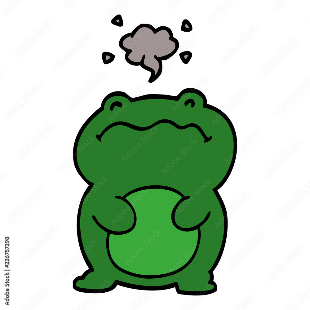 funny cartoon doodle frog funny cartoon doodle frog