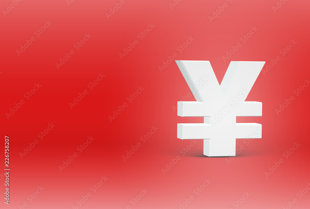 Obraz premium High detailed 3D font character, vector illustration