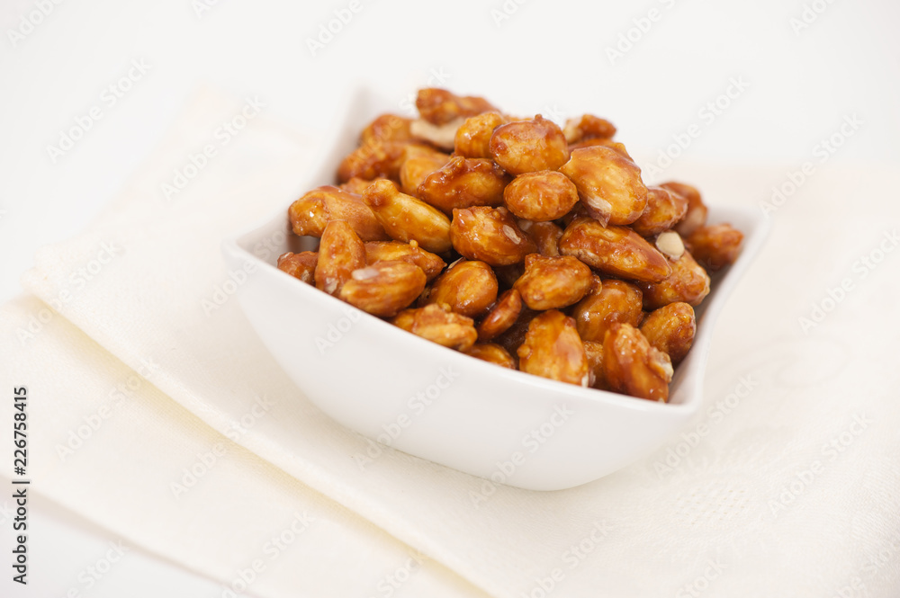 Dessert Nuts in a plate