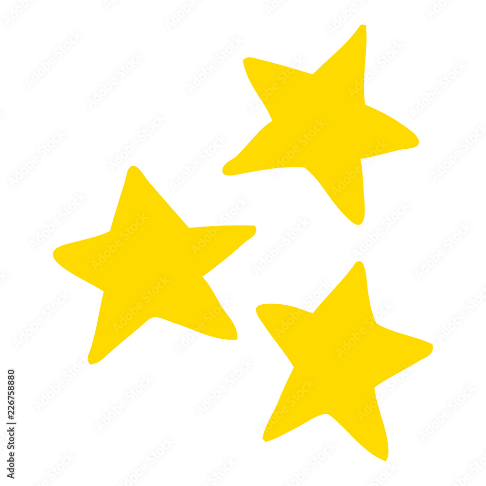flat color style cartoon stars flat color style cartoon stars