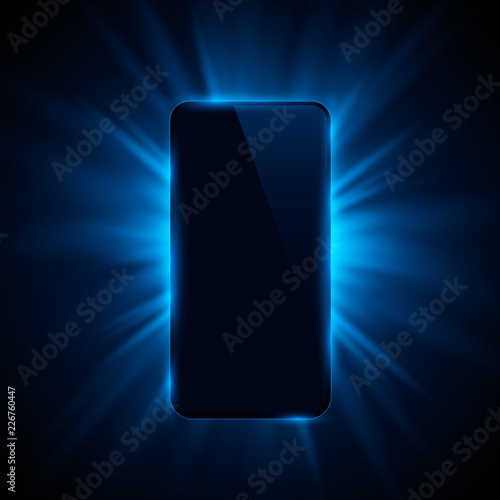 Phone cover color design modern background. Vector illustration