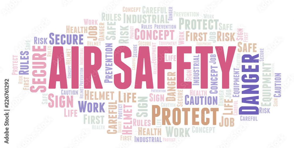 Air Safety word cloud.