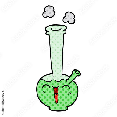 cartoon doodle bong