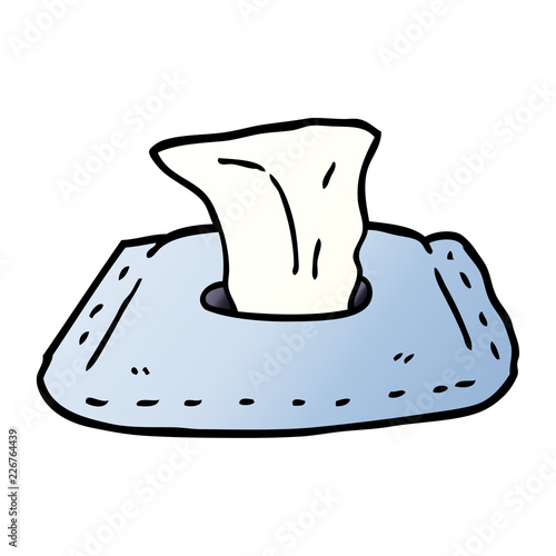 cartoon doodle toilet wipes