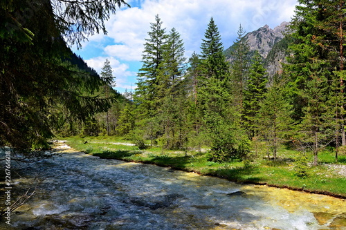 Italian Dolomites - mountain stream