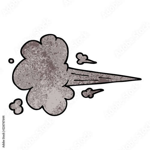 cartoon doodle whooshing cloud