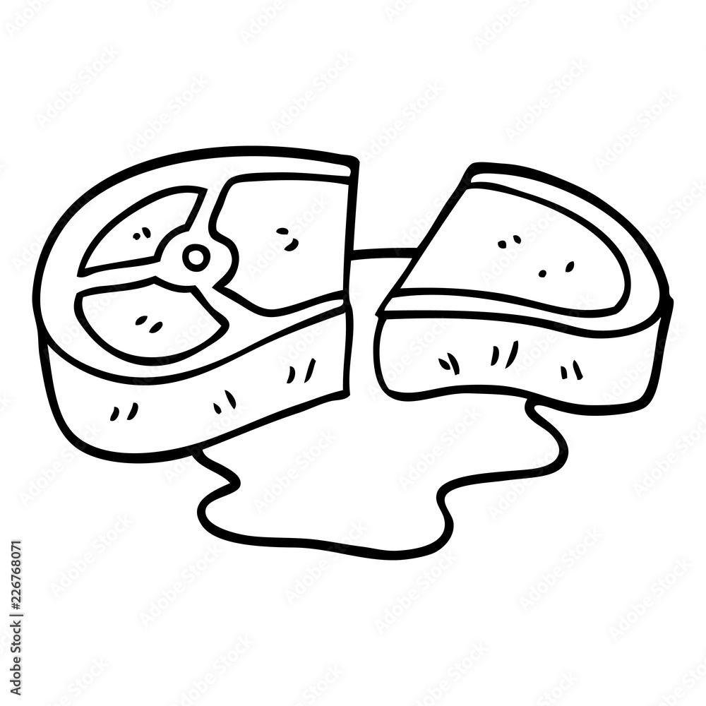 line drawing cartoon well cooked meat line drawing cartoon well cooked meat