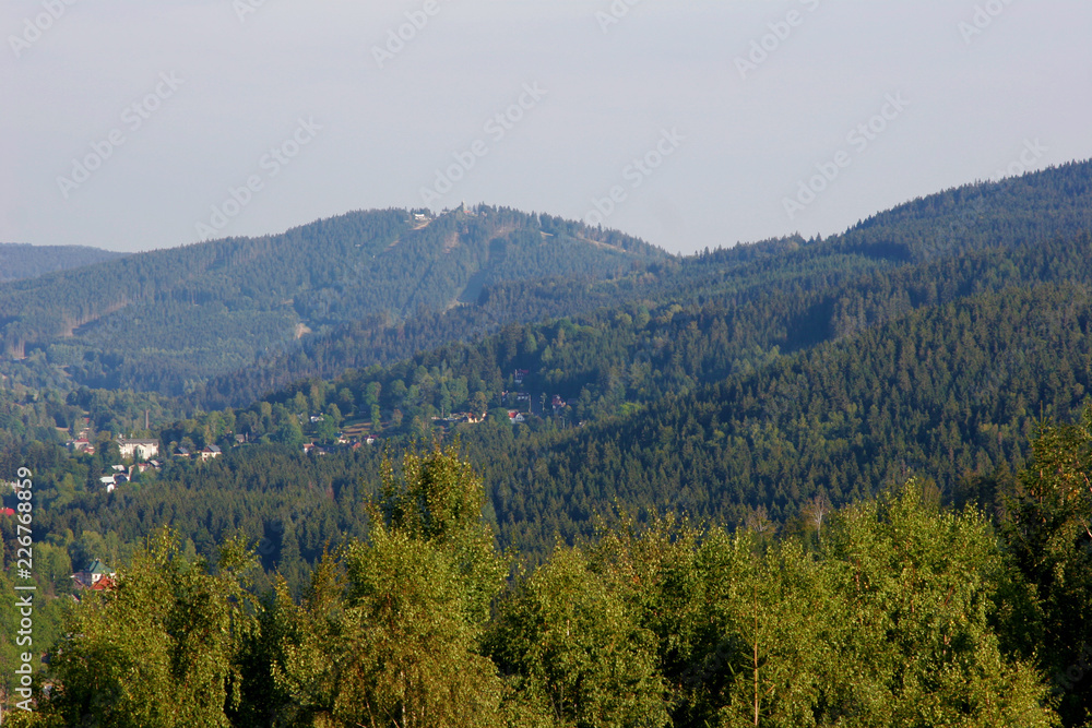 mountains in autumn