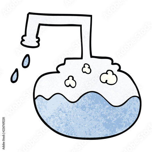 cartoon doodle science experiment