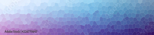 Illustration of purple and blue small hexagon background, abstract banner.