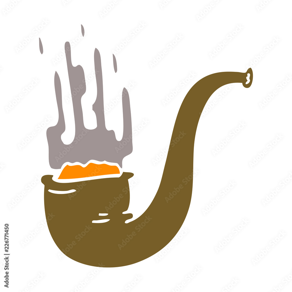 cartoon doodle smoking pipe cartoon doodle smoking pipe