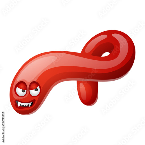 Ebola virus illustration.
