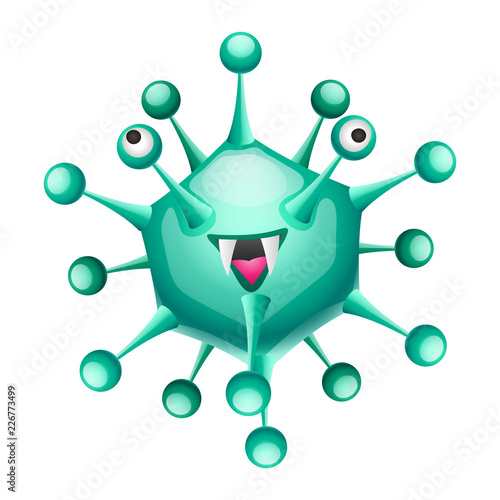 Adeno virus illustration.