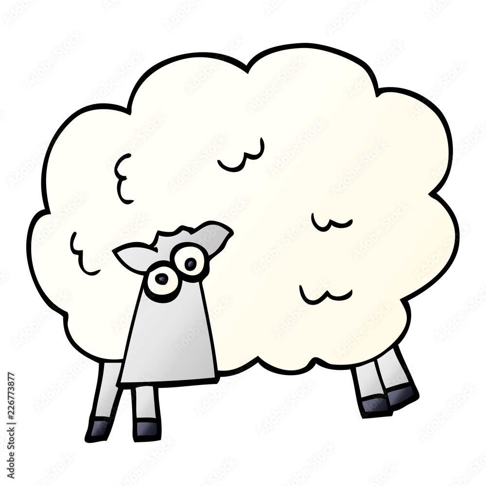 cartoon doodle funny sheep cartoon doodle funny sheep