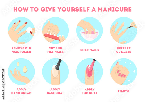 How to give yourself manicure at home