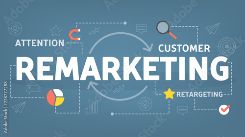 Remarketing concept illustration. Idea of customer attraction