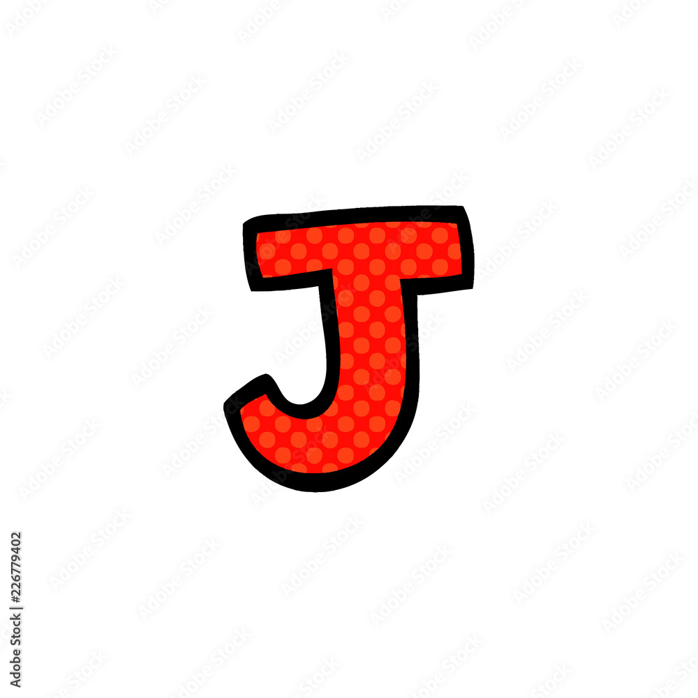 cartoon doodle letter j cartoon doodle letter j