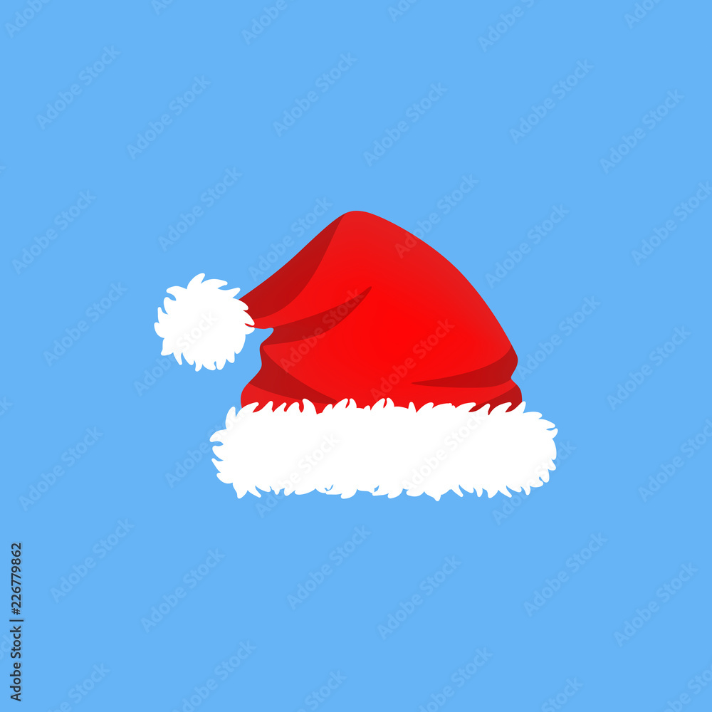 Red Santa Claus hat for christmas party Red Santa Claus hat for christmas party