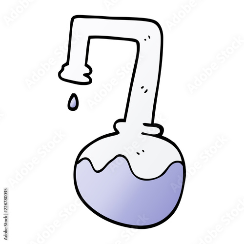 cartoon doodle science experiment