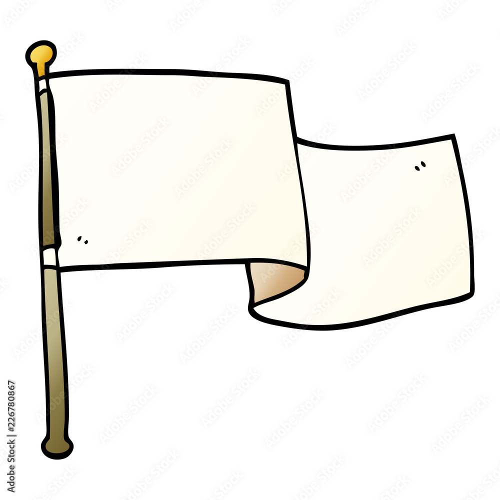 cartoon doodle white flag waving cartoon doodle white flag waving