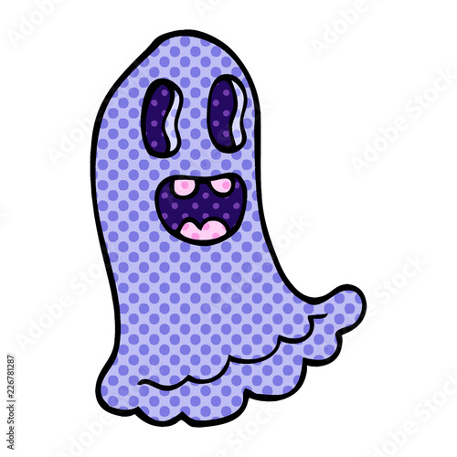 cartoon doodle spooky ghost