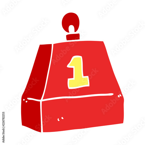 cartoon doodle one ton