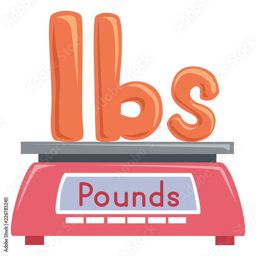 Weighing Scale Pounds Illus...
