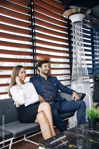 Portrait of young business ...