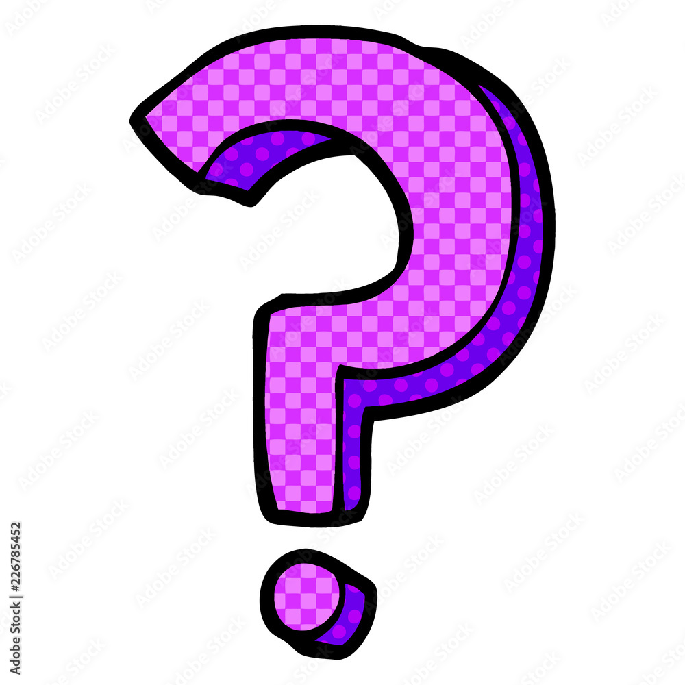 cartoon doodle question mark cartoon doodle question mark