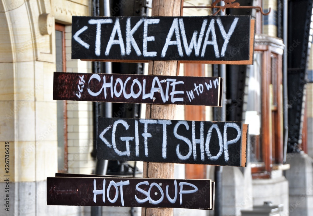 Obraz premium take away