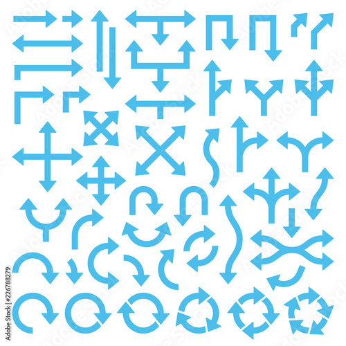 Blue Arrows
