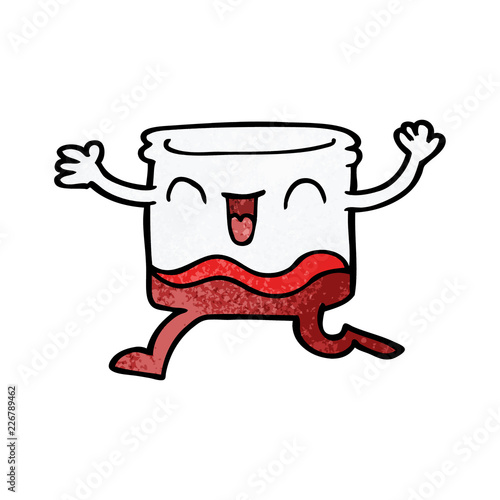 cartoon doodle happy tumbler
