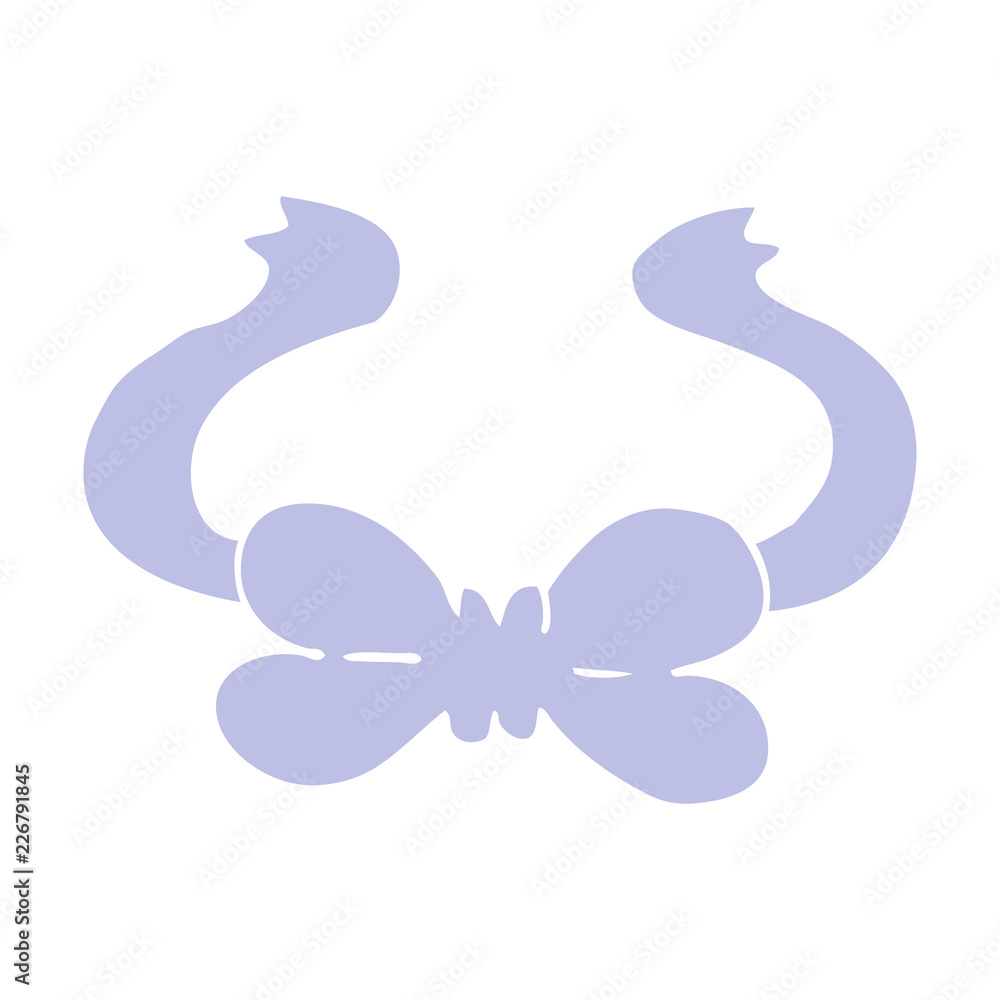 Obraz premium cartoon doodle bow tie