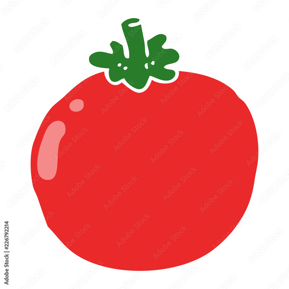 flat color style cartoon tomato flat color style cartoon tomato