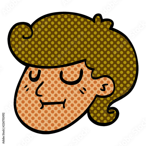 cartoon doodle of a girls face