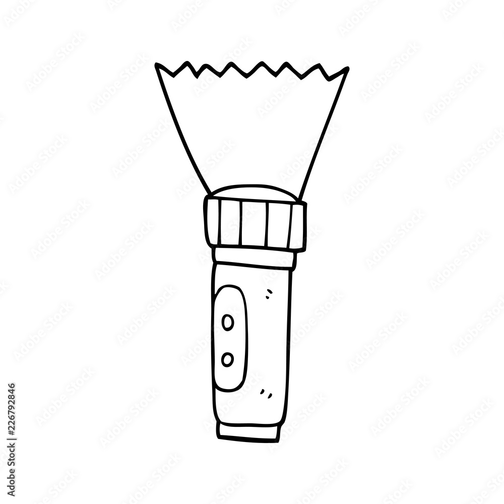 line drawing cartoon torch line drawing cartoon torch