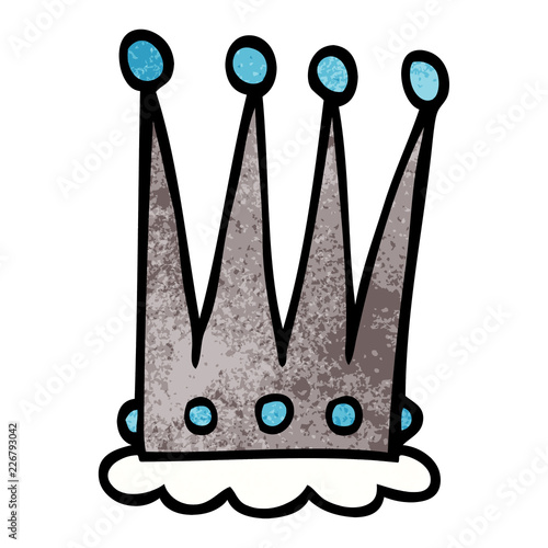cartoon doodle crown