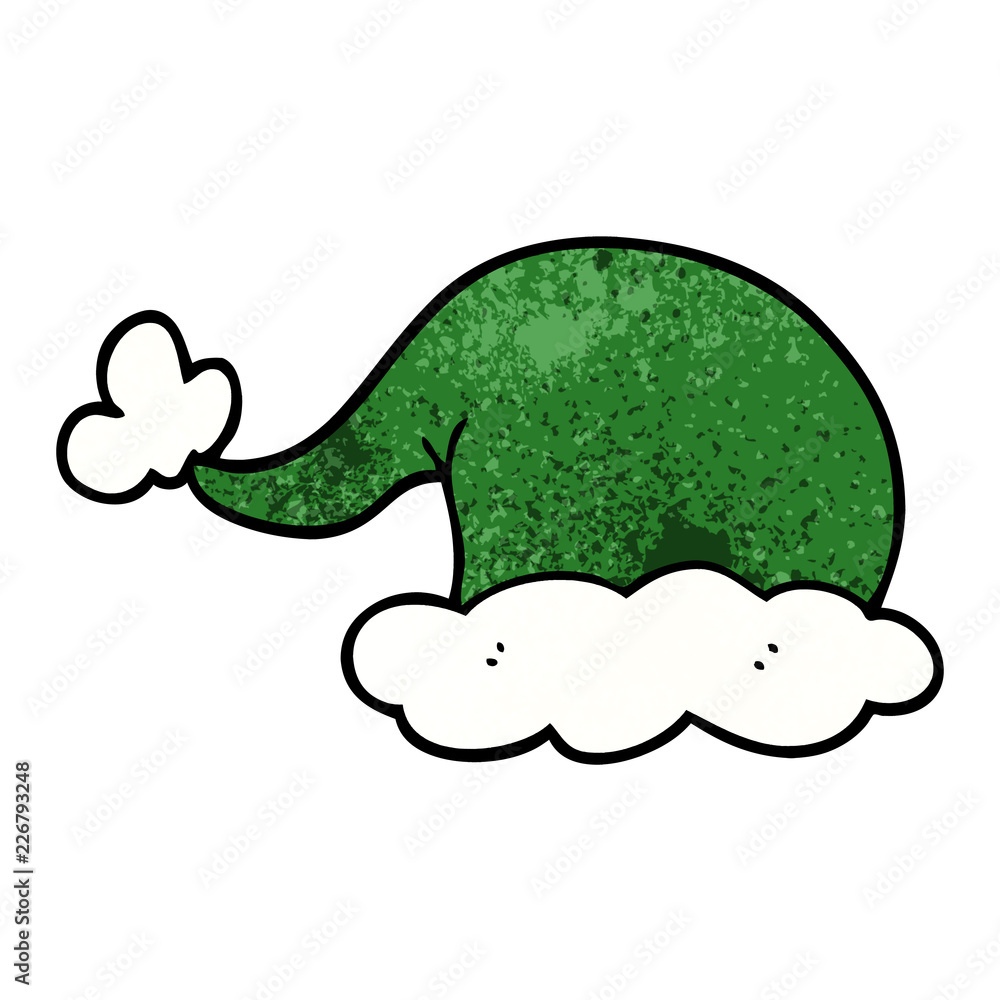 cartoon doodle elf hat cartoon doodle elf hat